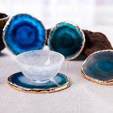 Load image into Gallery viewer, Blue Abyss Gemstone Coasters
